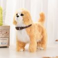 thumbnail image 3 of Electronic Interactive Dog Pet Toy Walking Barking Plush Realistic Lifelike Animals Animated Stuffed Puppy Dog Toy, 3 of 8