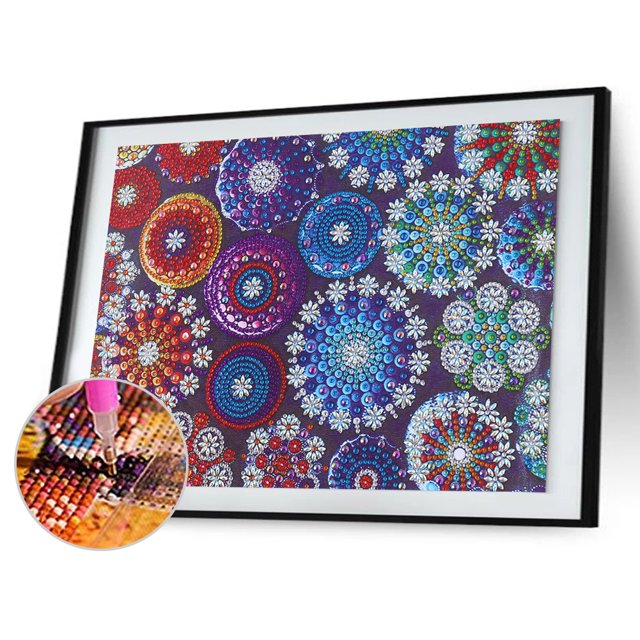 Cuadros Decorativos Diamante pintado 5D DIY serie abstracta de diferentes Tmvgtek embutido en tela