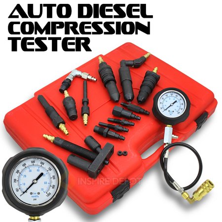 Diesel Test - Auto Diesel Engine Compression Testing Kit, 14pc