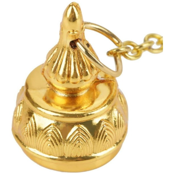 Metal Genie Lamp Aladdin, Aladdin Magic Genie Light Luxury Magic Teapot  Retro Elf Light Teapot Oil Lamp for Home Collection of Light Wishing 