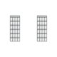 thumbnail image 4 of Ounissouiy Bolsa de almacenamiento para el hogar sobre la puerta, sala de estar, dormitorio, zapatos, zapatillas, sandalias, artículos diversos, Blanco 2piezas, 4 of 6