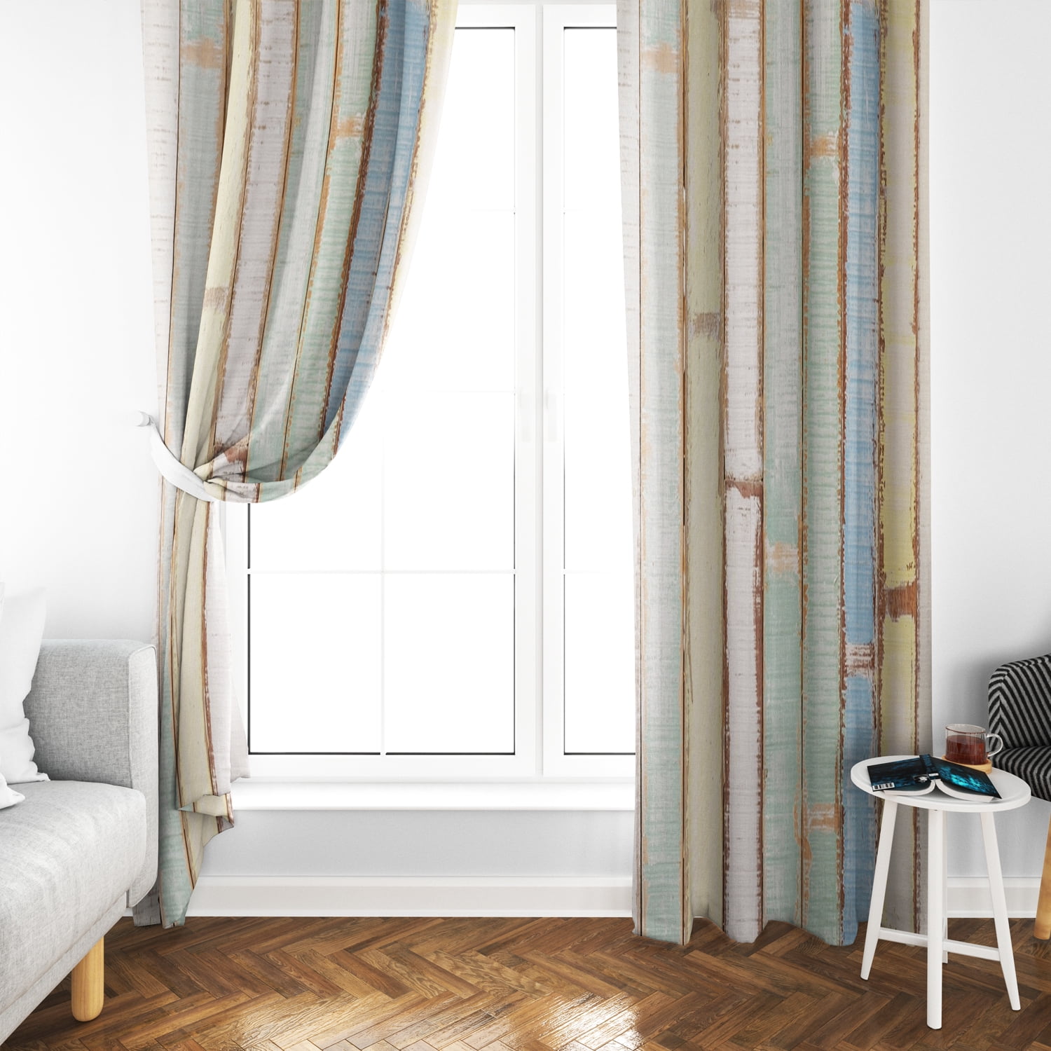 Lfeey Blackout Curtains with Grommets, Light Blocking for Farmhouse Bedroom, 52x84 inch, 2 Panels