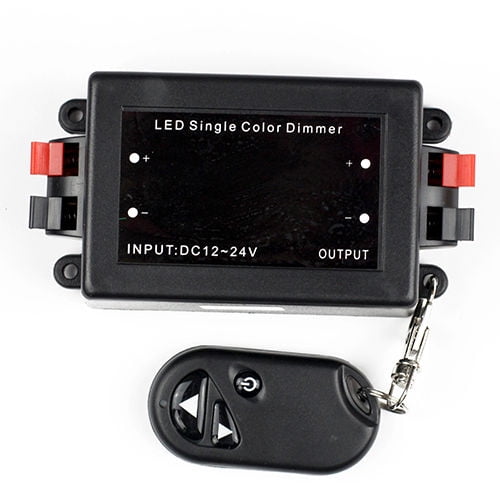 Remote Dimmer Controller For 5050 3528 DC12V Single Color LED Strip Lights 
