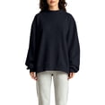 thumbnail image 2 of Mock Neck Sweatshirts for Women Oversized Pullover Top Woman Fall Daily Outfits, 2 of 6