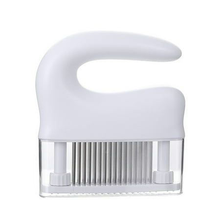 

Journey Meats Tenderizer Professional Needle 48 Stainless Steel Blades for Perfect Tender Steak Pork Easy Cleaning(White)