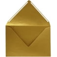 thumbnail image 4 of Darling Souvenir A2 Metallic-Gold High Quality Invitation Envelopes (4 3/8 x 5 3/4) Euro V-Flap 80 LBS Ideal for Weddings, Birthday, Invitations, Baby Shower,Bridal Shower -Packs & Colours Available, 4 of 4