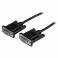 thumbnail image 1 of .com 2m Black DB9 RS232 Serial Null Modem Cable F/F SCNM9FF2MBK, 1 of 1