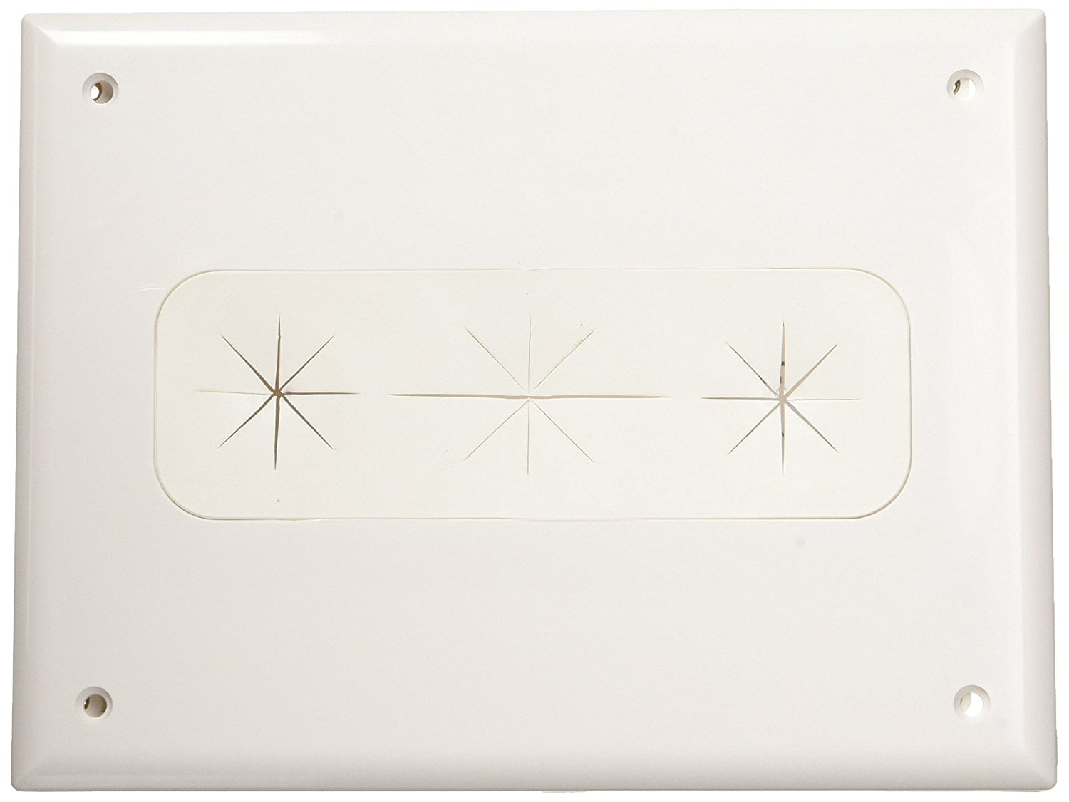 450010WH Recessed Media Box (White), Recessed 4gang box