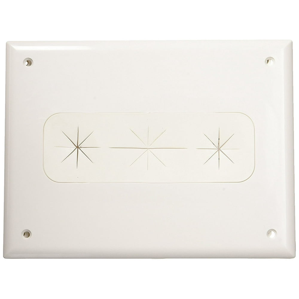 450010WH Recessed Media Box (White), Recessed 4gang box