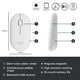 thumbnail image 5 of Ratón Bluetooth Logitech Slim Wireless para Mac - Blanco, 5 of 6