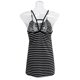 thumbnail image 3 of Vestido Sin Mangas Verano Señora Fiesta Playa Elástico Suave Cómoda S Hugo Mini vestido de rayas, 3 of 10