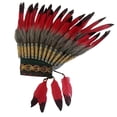thumbnail image 2 of Tocado de plumas, decoración para la cabeza, accesorios para fotos, diadema para juegos de rol de carnavales Estilo A, 2 of 8