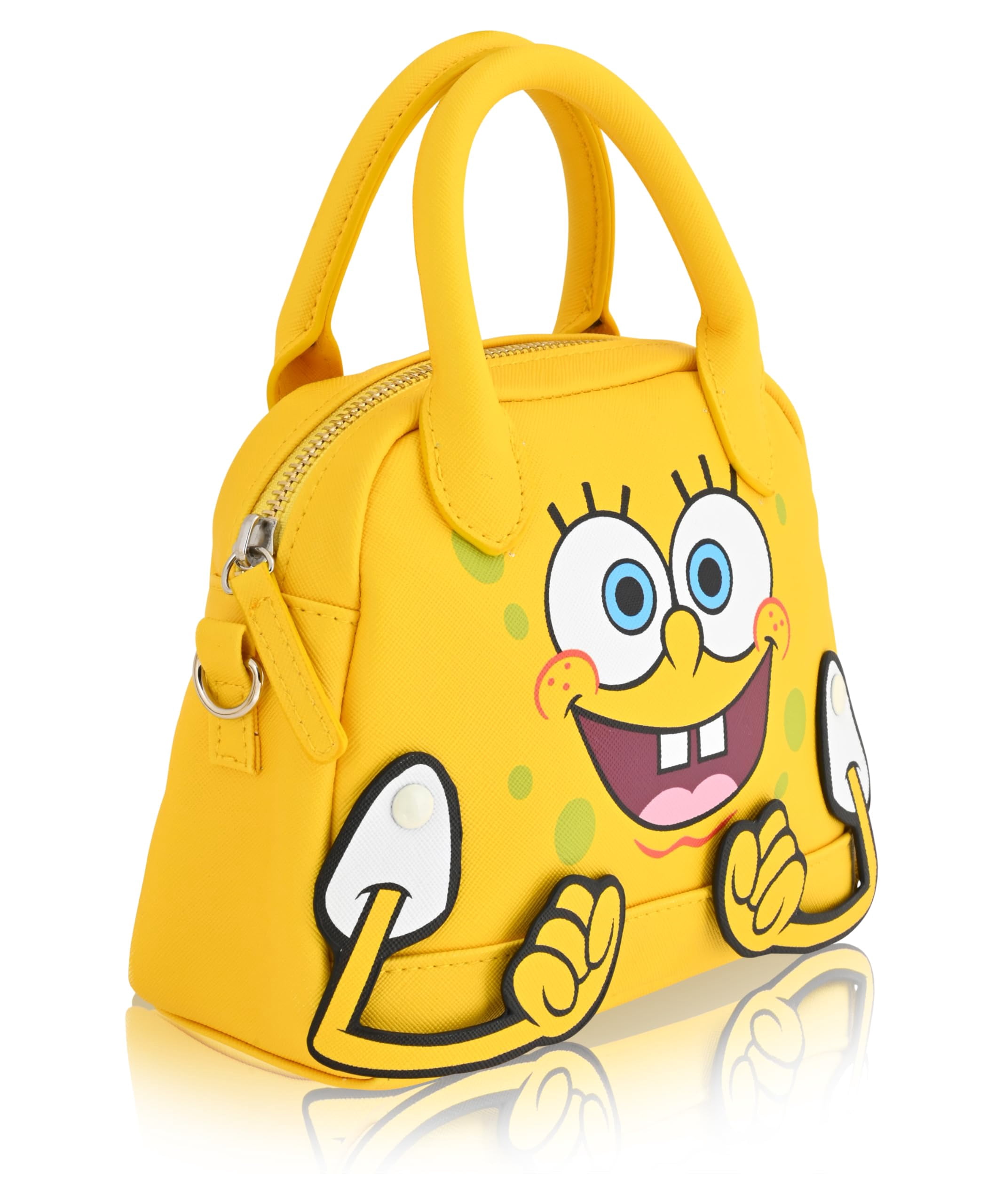 Spongebob Squarepants Purse Crossbody Handbag for Women | Spongebob Squarepants Leather Women's Shoulder Handbag