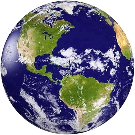 Planet Earth Birthday Edible Icing Image Cake Topper, by Tnct.