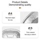 thumbnail image 3 of Bandeja Papel Aluminio para Hornear 10/20 Piezas Reciclable 6/7/8/9/16/18 Pulgadas, 3 of 9