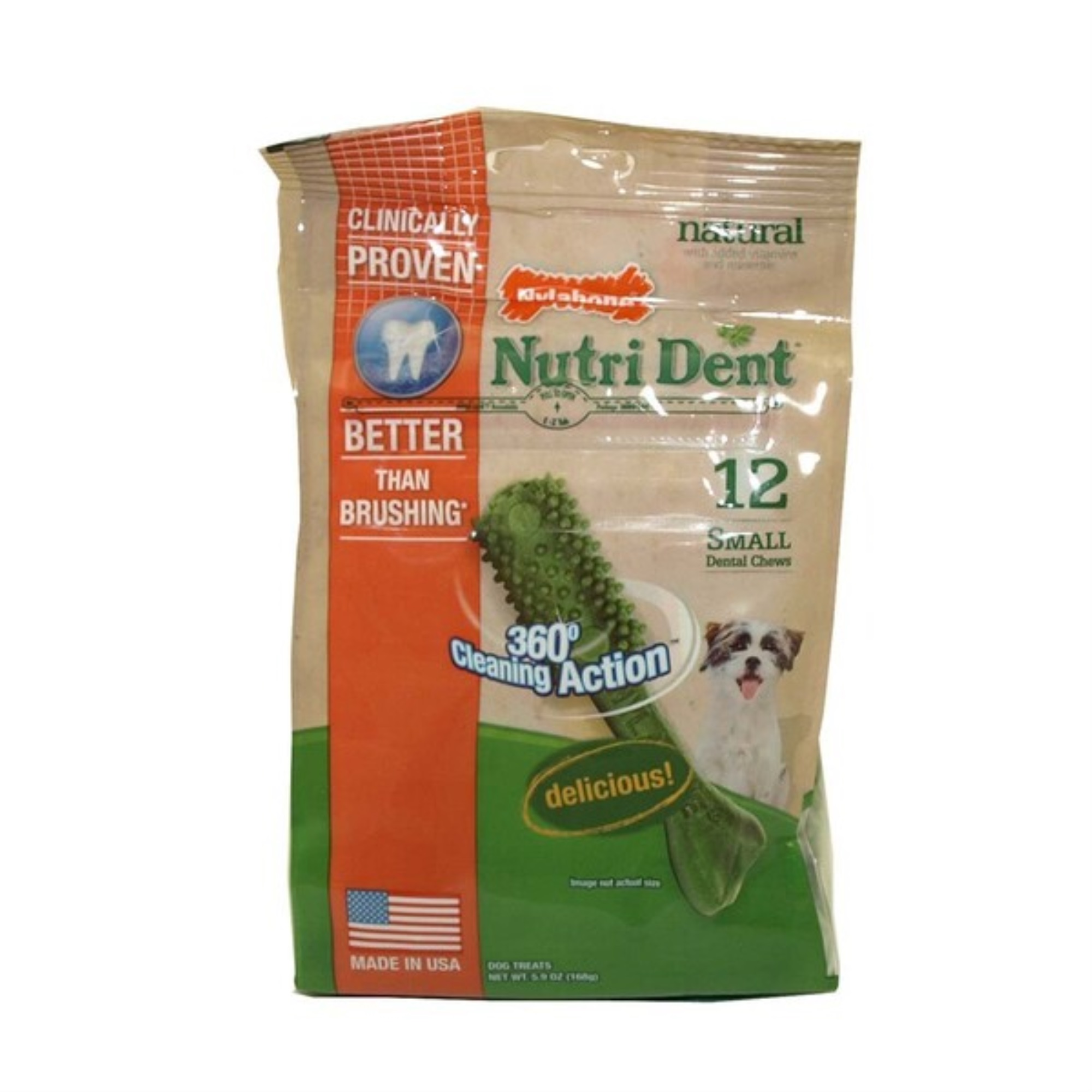 Nylabone Nutri Dent SIMPLE Natural Dental Fresh Breath Flavored Chew