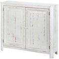 thumbnail image 1 of Luxury Living Solid Wood 42-Inch Loft 2 Door Credenza in White Distressed, 1 of 7