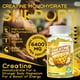 thumbnail image 2 of Complejo de gomitas con monohidrato de creatina para hombres y mujeres, fórmula avanzada con L-taurina y vitamina B12, suplemento masticable sin azúcar, 90 gomitas de piña, 2 of 7