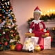 thumbnail image 3 of Decoración plegable de elfo navideño con alambre, regalo de broma de personaje divertido, colgante para árbol de Navidad, suministros navideños, 3 of 5