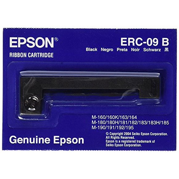 10 PACK Ruban d'Imprimante Noir pour EPSON ERC-09B, DT6000, ER-700, ERC-09, FE-700