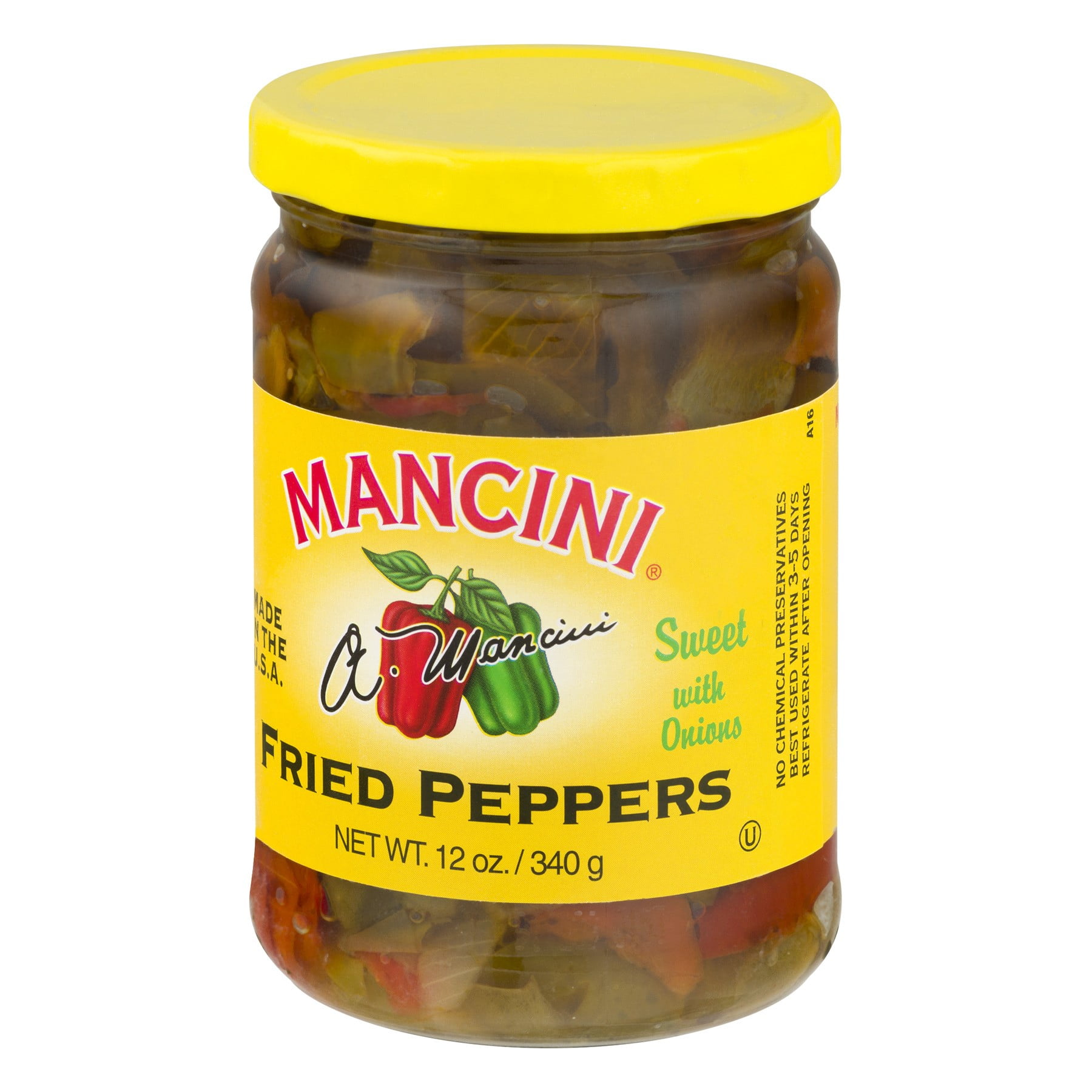Mancini RCtdy To Serve Sweet Fried Peppers With Onions, 12 Oz