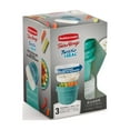 thumbnail image 3 of Rubbermaid TakeAlongs Twist & Seal 1.6-Cup Food Storage Containers, Teal Splash, 3-Pack, 3 of 5