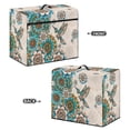 thumbnail image 2 of ZIATUBLE Hummingbird Sewing Machine Protect Cover Boho Mandala Flower Cute Pattern Sewing Machine Protect Cover Lightweight Dust Cover with Pockets for Extra Accessories, 2 of 7