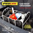 thumbnail image 5 of Organizador de maletero de coche plegable con 3 compartimentos y bolsa térmica negra JM JM, 5 of 5