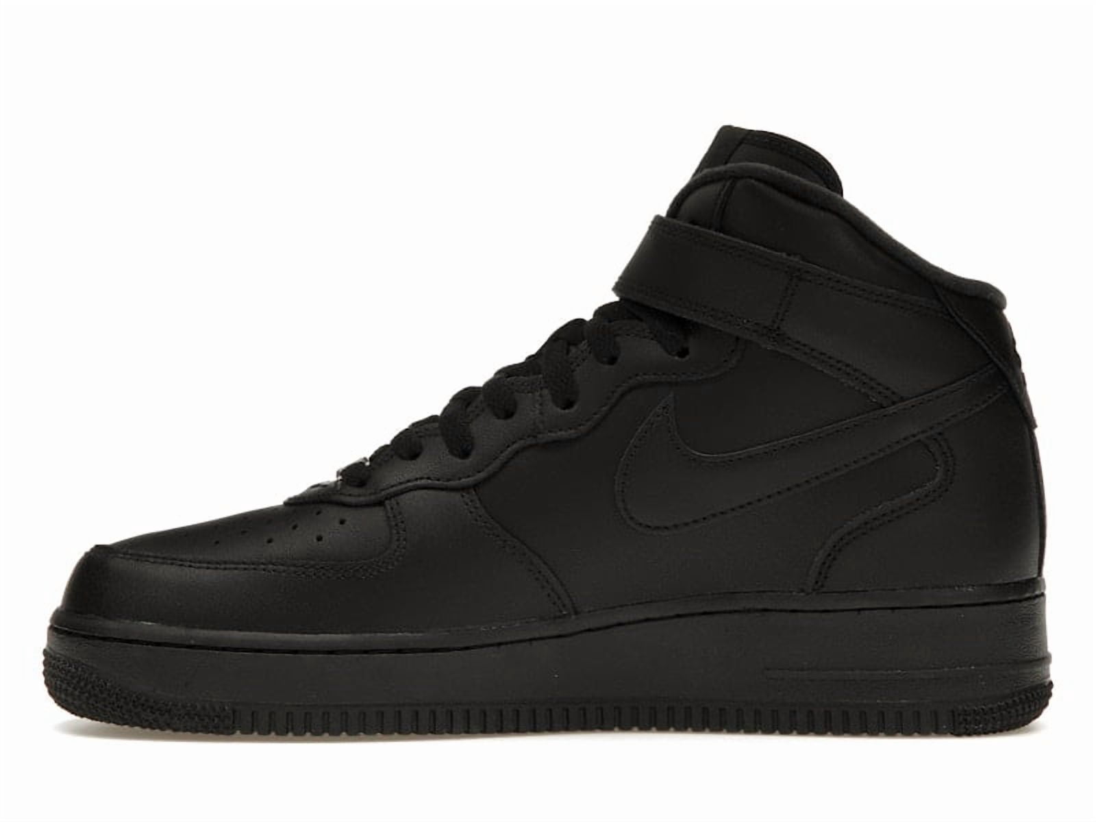 Nike Men's Air Force 1 Mid Supreme Black Basketball Shoes, from StockX