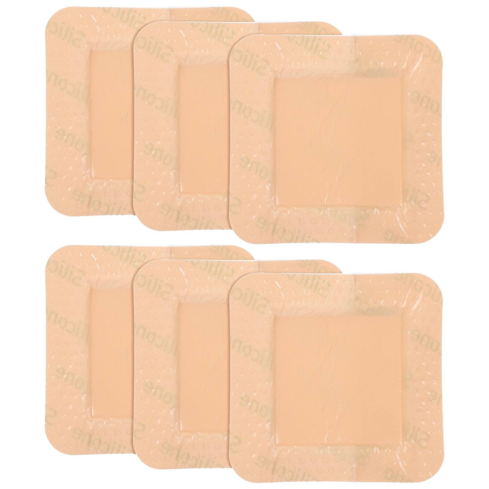 6Pcs Silicone Foams Dressing Patches Wound Dressing Stickers Self