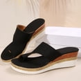 thumbnail image 4 of MKLEKYY Sandalias para Dama, Informales, de Suela Gruesa, de Tacón Medio, Cómodas, para Playa, para Verano, 4 of 4