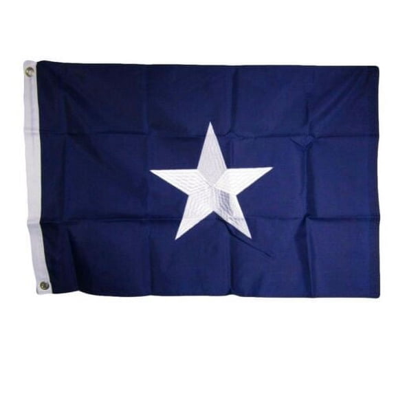 2x3 Embroidered Bonnie Blue Historical 210D Sewn Nylon Flag 2'x3' DOUBLE SIDED