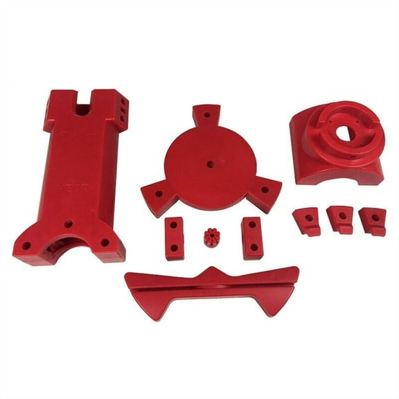 3D Open Source Portable 3d Scanner, DIY Injection Molding Red Plastic Parts