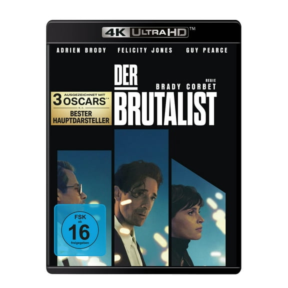 Brutalist - 4K UHD/Blu-ray (4K Ultra HD) Felicity Jones Adrien Brody Brady Corbet