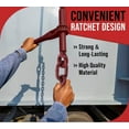 thumbnail image 3 of (4 Pack) Ratchet Chain Binder 1/4" - 5/16" Chain Binders Tie Down Hauling, 3 of 21