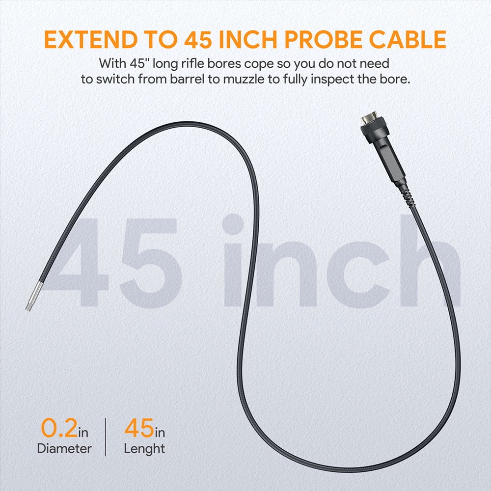 Teslong NTG100 45in Flexible USB Borescope, Black