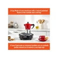thumbnail image 4 of IMUSA 3cup Cast Aluminum Stovetop Coffeemaker with Red Top, 4 of 9