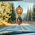 thumbnail image 2 of Sun and Moon Infinity Window Hanging Acrylic, Celestial Car Ornament, Cosmic Sun Moon Decor, Yin Yang Balance Suncatcher, Spiritual Gift, Mystical Galaxy, Boho Home Decor, 2 of 4