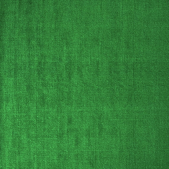 Ahgly Company Indoor Square Solid Green Modern Area Rugs, 6' Square
