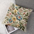 thumbnail image 7 of nygtbtfer Throw Pillow Cover, Flower Cushion Case Decoration for Sofa Couch White, 7 of 7