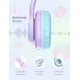 thumbnail image 5 of Auriculares iClever Kids FunShare con forma de oreja de gato, luz LED, color morado, 5 of 6