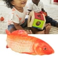 thumbnail image 1 of Children Fish Toy, Relieves Stress Simulation Fish Toy, Cloth Material Authentic Appearance Kids Home For Children Travel Carp,Grouper,Clownfish, 1 of 8