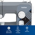 thumbnail image 3 of Máquina de coser Brother RLX3817G 17 puntadas reacondicionada, 3 of 5