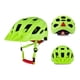 thumbnail image 3 of Greeniant Casco para ciclismo y ciclismo de montaña - Resistencia al impacto y cascos livianos Mujeres Bicicleta Hueco de alta densidad Ropa Deportiva, Zapatos amarillo mate, 3 of 6