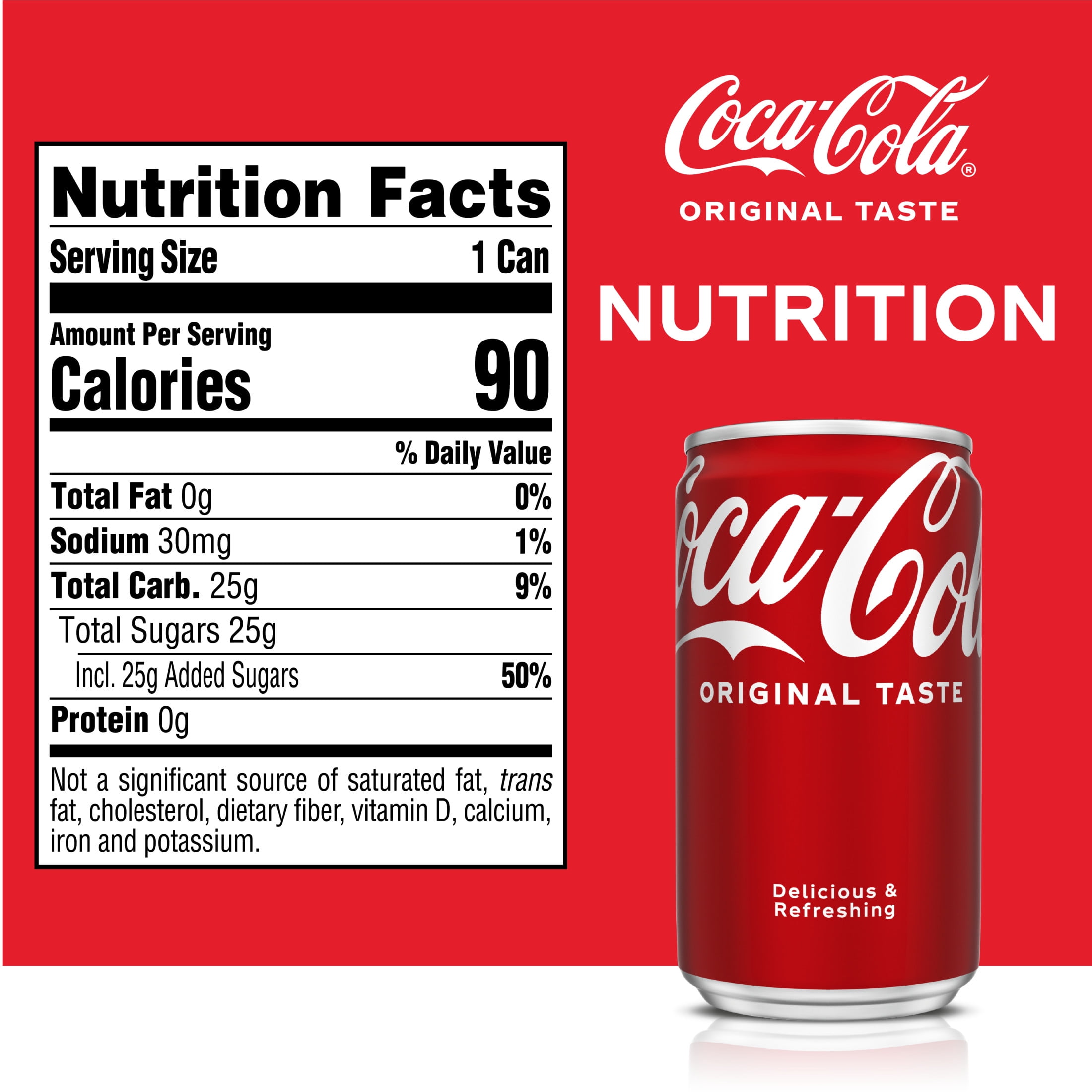 Coca-Cola Soda Pop Mini Cans, 7.5 fl oz, 15 Pack