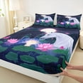 thumbnail image 3 of Castle Fairy Horse Couple Lover Twin Sheet Sets,Happy Valentine's Day Bedding, 3 of 7