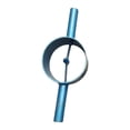 thumbnail image 4 of Divisor de bambú, divisor de tubos de bambú, herramienta manual portátil, herramienta para partir bambú, para jardineros, artesanos, patio trasero, Color azul 2 cortes, 4 of 8