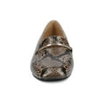 thumbnail image 6 of Journee Womens Wrenn Slip On Square Toe Loafer Dress Flats, Widths Available, 6 of 9