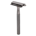thumbnail image 3 of Recortadora manual de cuchillas para barba, afeitadora Manual de seguridad impermeable de doble filo para el hogar, color negro, 3 of 14
