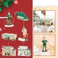 thumbnail image 6 of Green House/1Pc Christmas Decorations Cartoon Christmas Hanging Decoration Crafts Gifts Christmas Tree Decorations, Family Creative Gifts/For Winter Themed Parties & Country Farmhouse Tree Decor/8Cm, 6 of 6